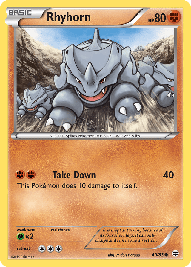 Rhyhorn — Generations #49