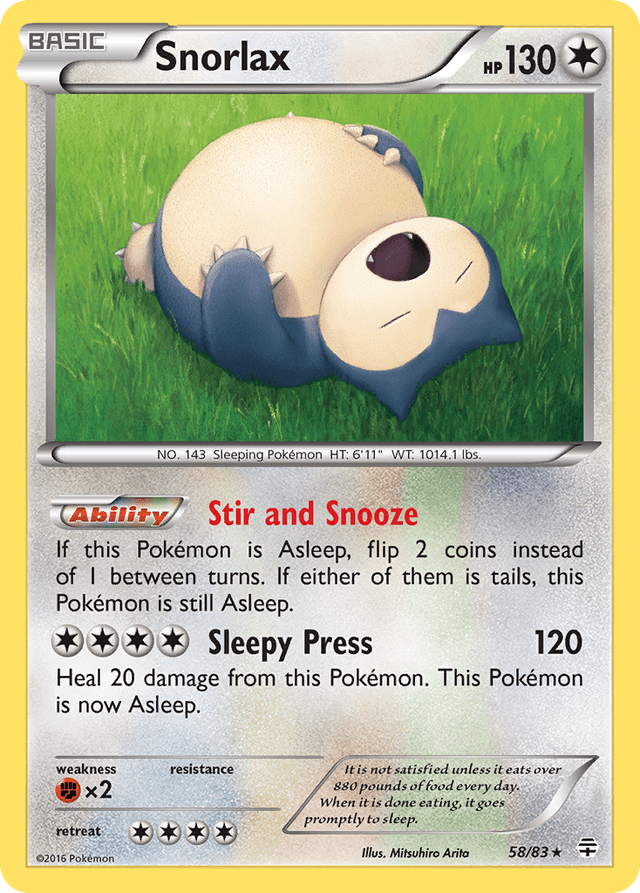 Snorlax — Generations #58