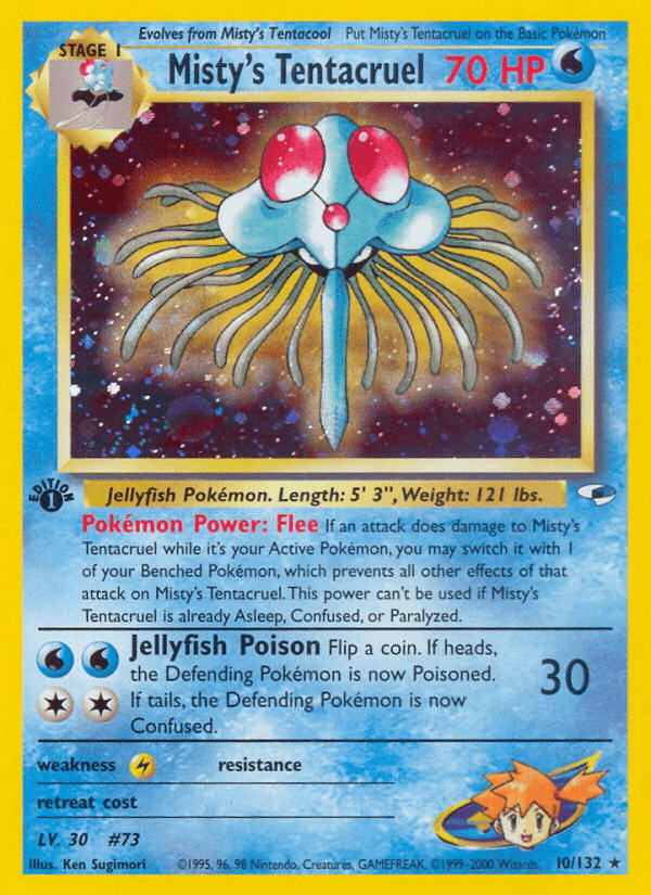 Misty's Tentacruel — Gym Heroes #10