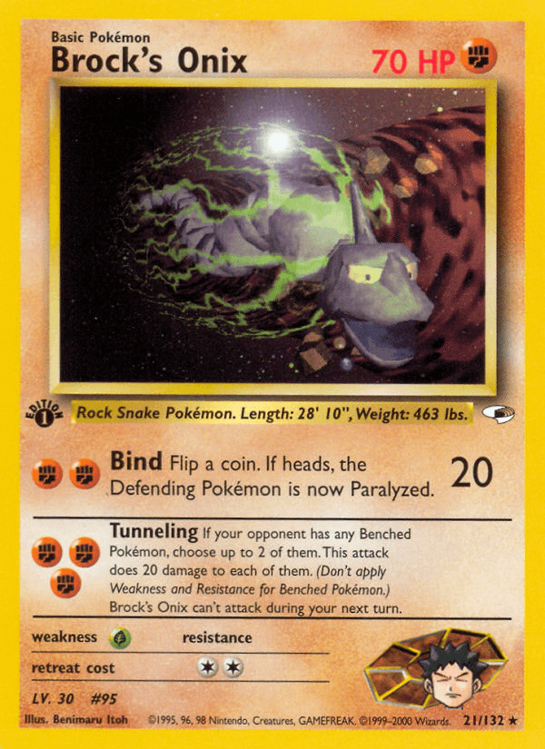 Brock's Onix — Gym Heroes #21