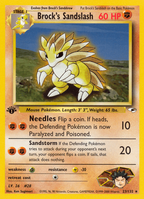 Brock's Sandslash — Gym Heroes #23