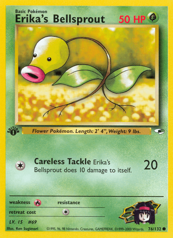 Erika's Bellsprout — Gym Heroes #76