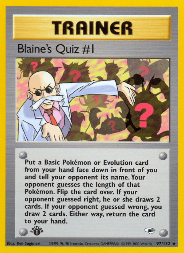 Blaine's Quiz #1 — Gym Heroes #97
