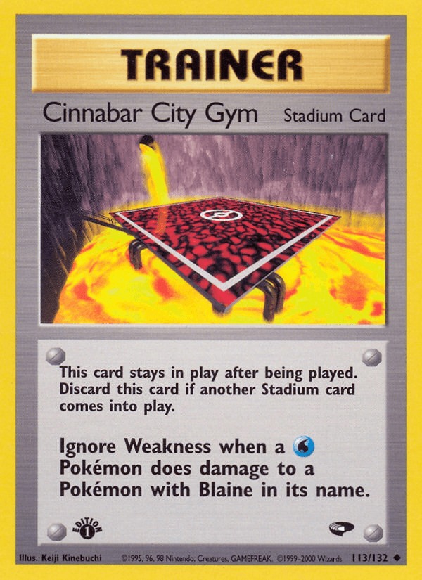 Cinnabar City Gym — Gym Challenge #113