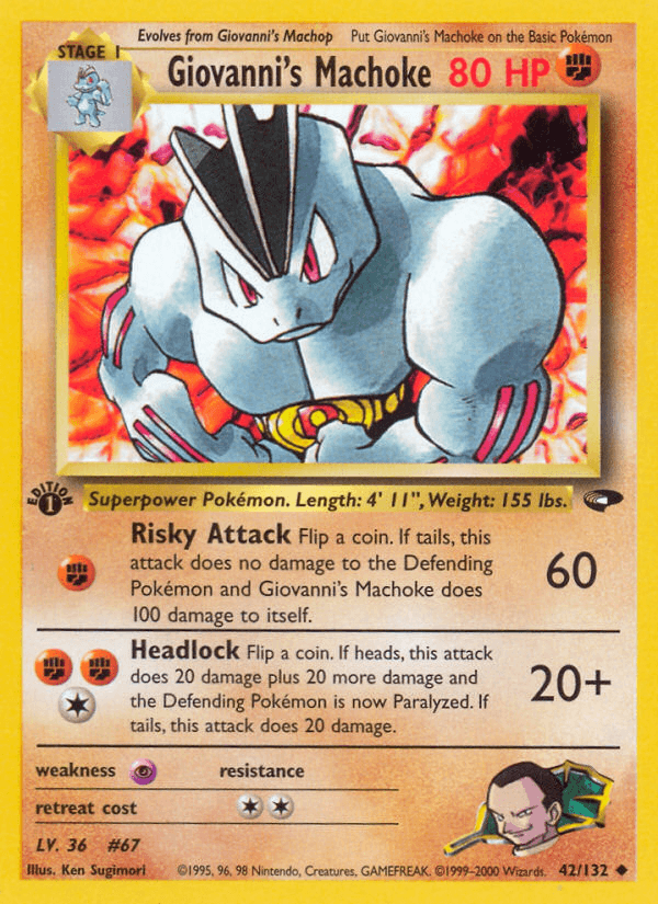 Giovanni's Machoke — Gym Challenge #42
