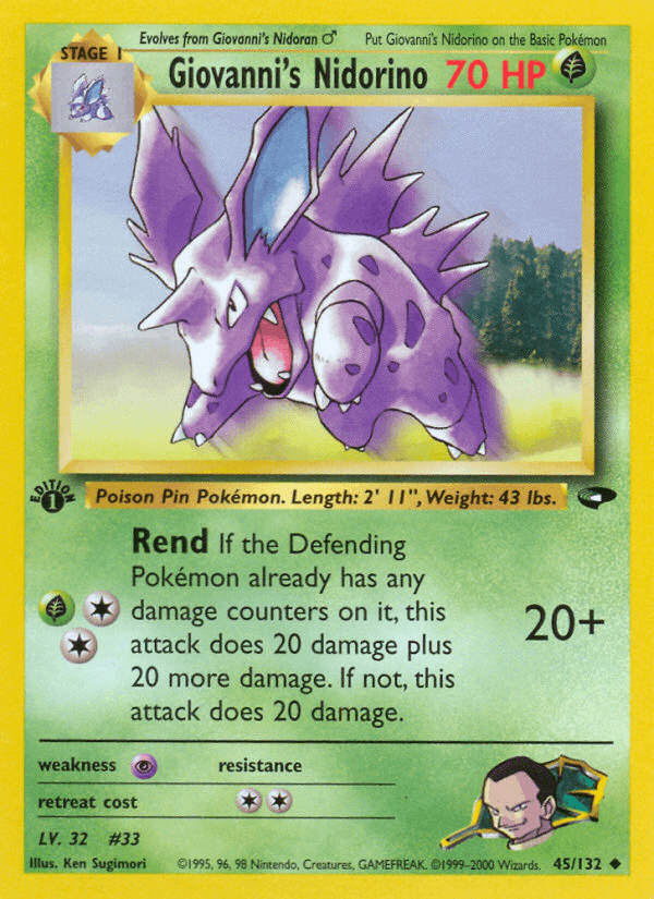 Giovanni's Nidorino — Gym Challenge #45