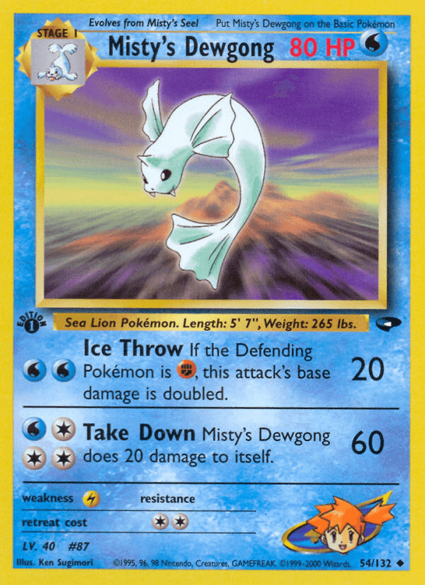 Misty's Dewgong — Gym Challenge #54
