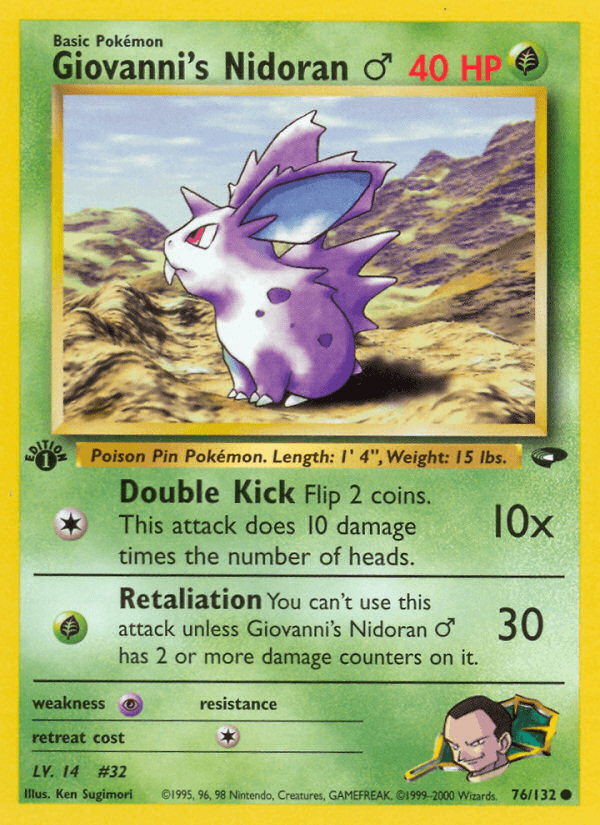 Giovanni's Nidoran ♂ — Gym Challenge #76