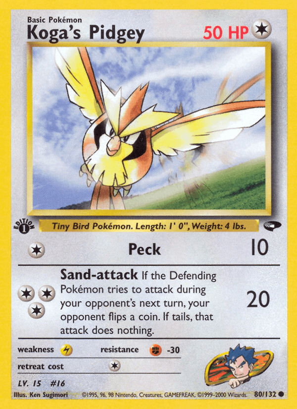 Koga's Pidgey — Gym Challenge #80