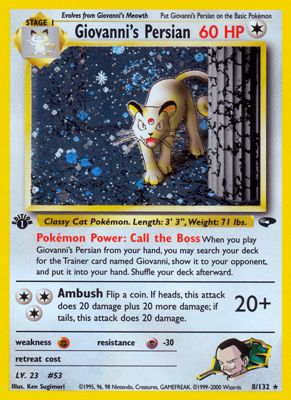 Giovanni's Persian — Gym Challenge #8
