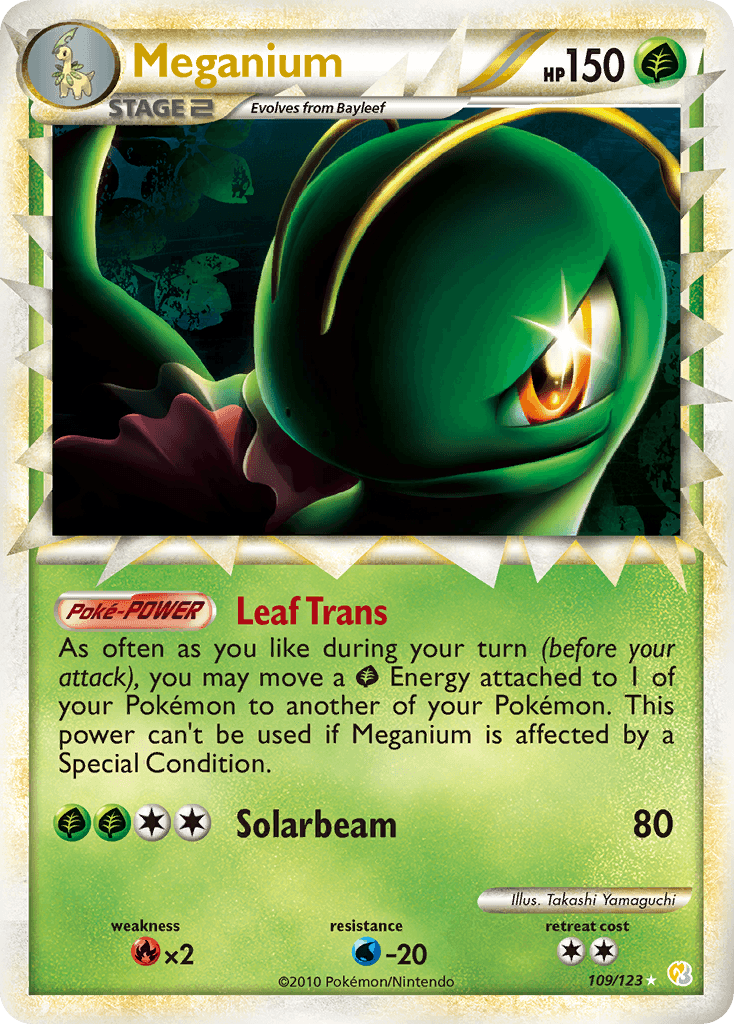 Meganium — HeartGold & SoulSilver #109
