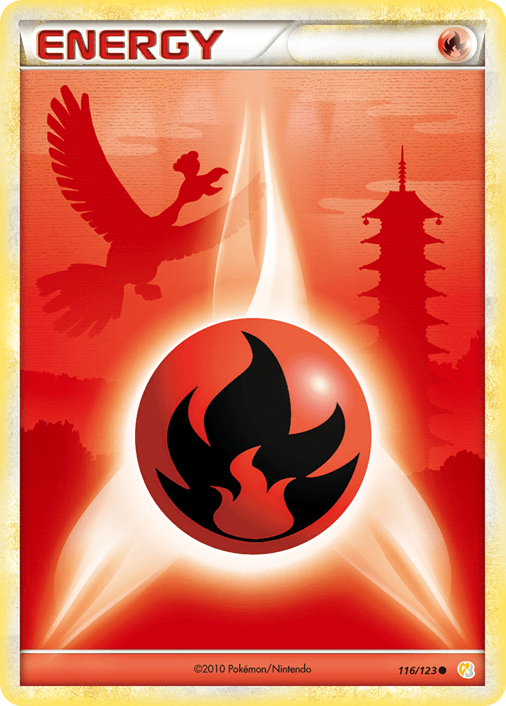 Fire Energy — HeartGold & SoulSilver #116