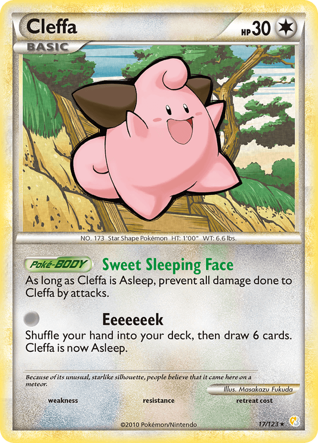 Cleffa — HeartGold & SoulSilver #17