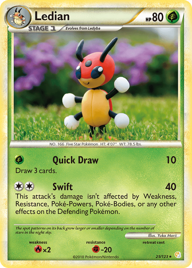 Ledian — HeartGold & SoulSilver #25
