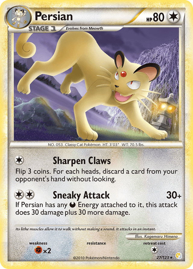 Persian — HeartGold & SoulSilver #27