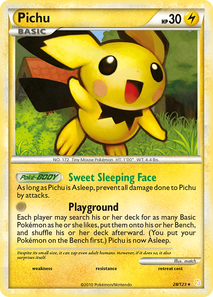 Pichu — HeartGold & SoulSilver #28