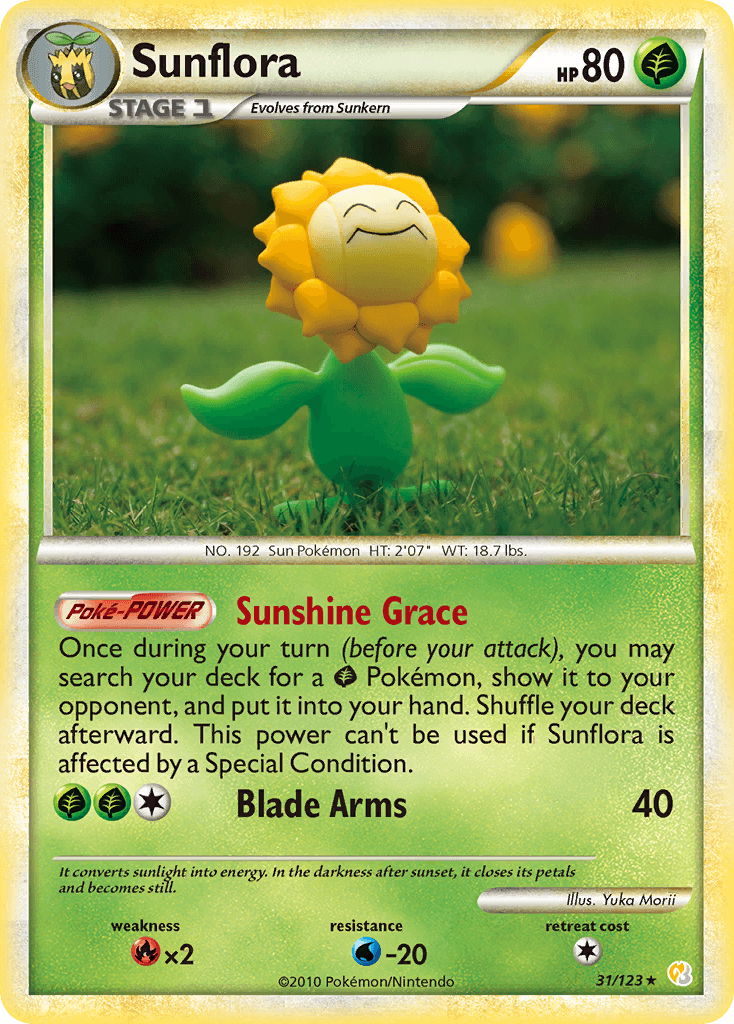 Sunflora — HeartGold & SoulSilver #31