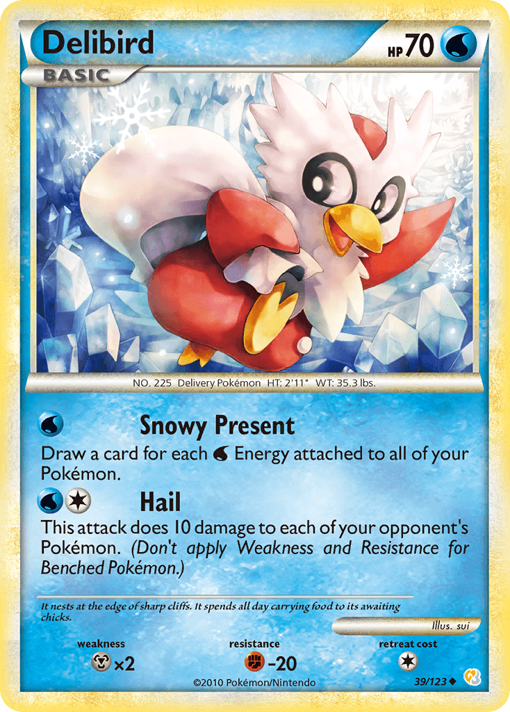 Delibird — HeartGold & SoulSilver #39