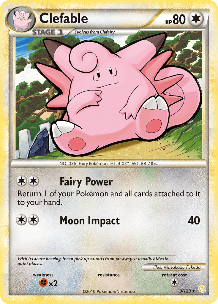 Clefable — HeartGold & SoulSilver #3