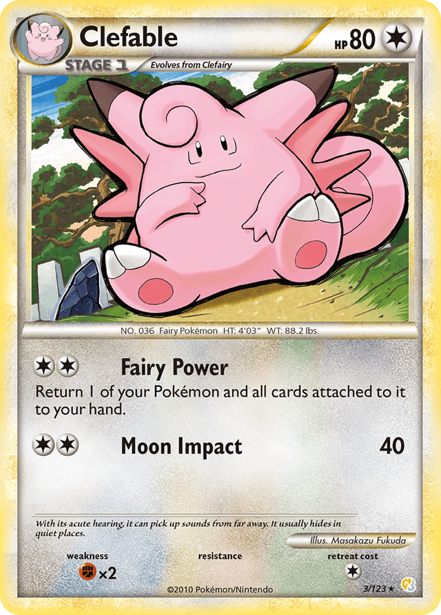 Clefable — HeartGold & SoulSilver #3
