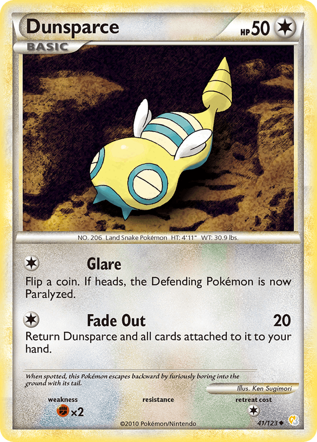 Dunsparce — HeartGold & SoulSilver #41