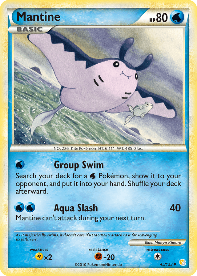 Mantine — HeartGold & SoulSilver #45
