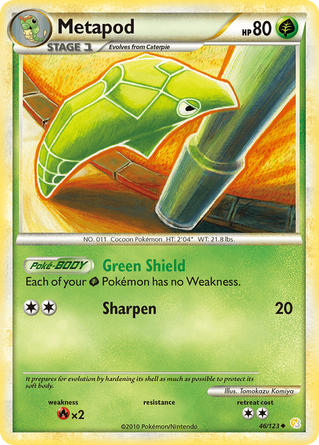 Metapod — HeartGold & SoulSilver #46