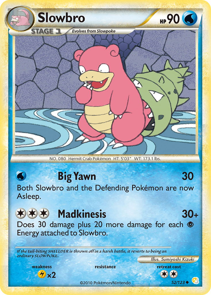 Slowbro — HeartGold & SoulSilver #52