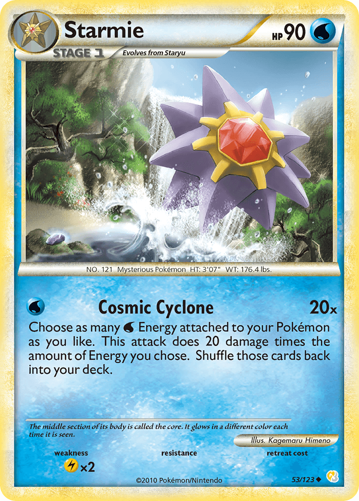 Starmie — HeartGold & SoulSilver #53