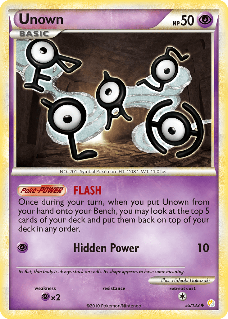 Unown — HeartGold & SoulSilver #55