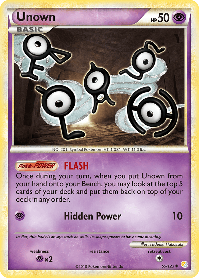 Unown — HeartGold & SoulSilver #55