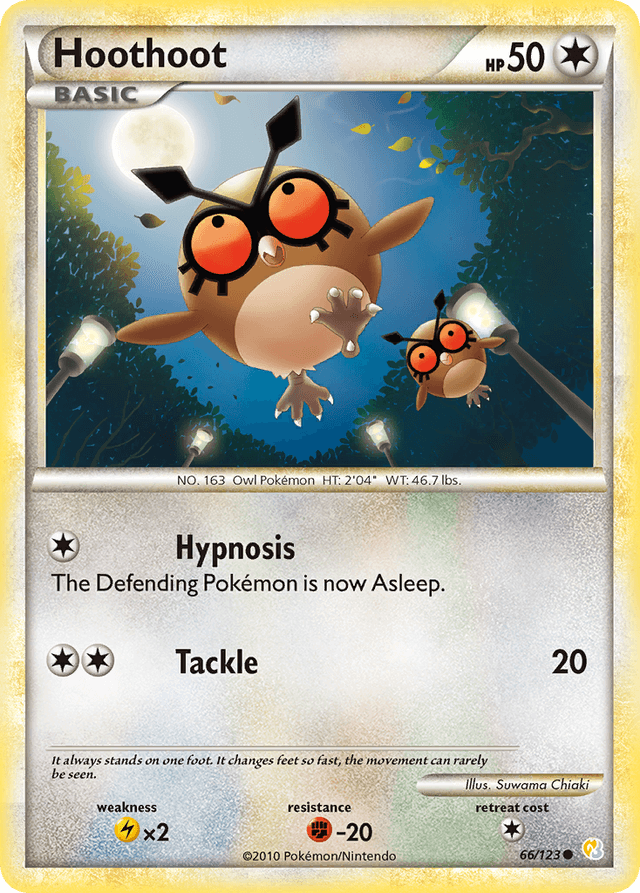 Hoothoot — HeartGold & SoulSilver #66