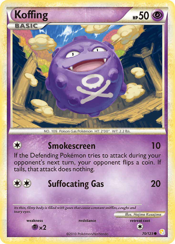 Koffing — HeartGold & SoulSilver #70