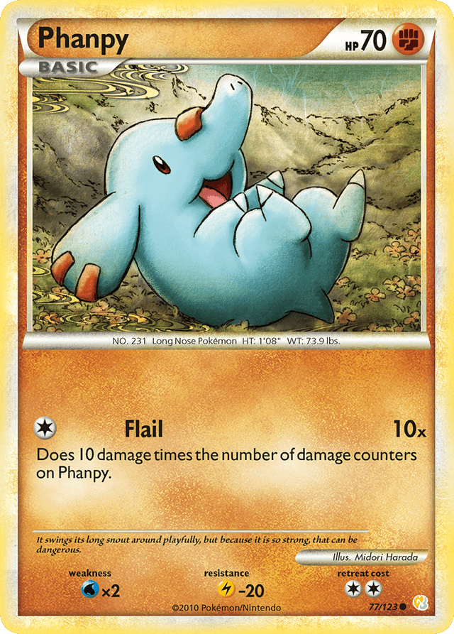 Phanpy — HeartGold & SoulSilver #77