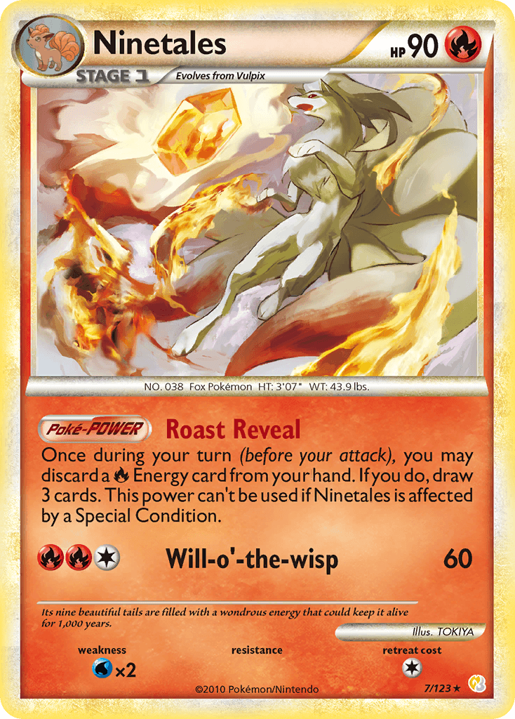 Ninetales — HeartGold & SoulSilver #7