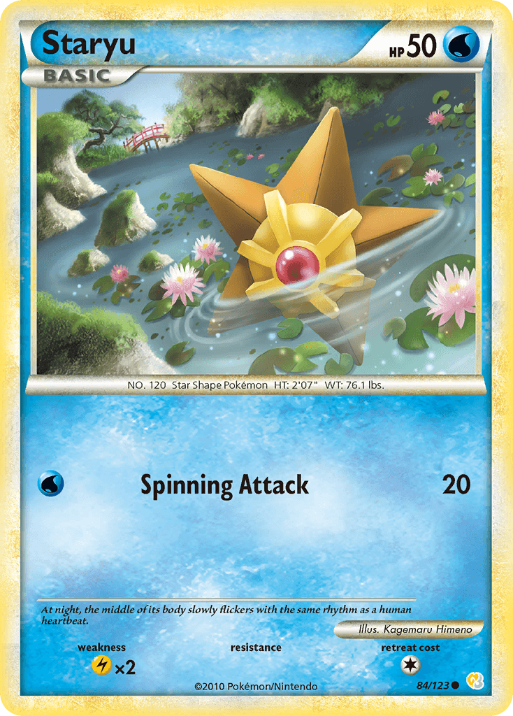 Staryu — HeartGold & SoulSilver #84