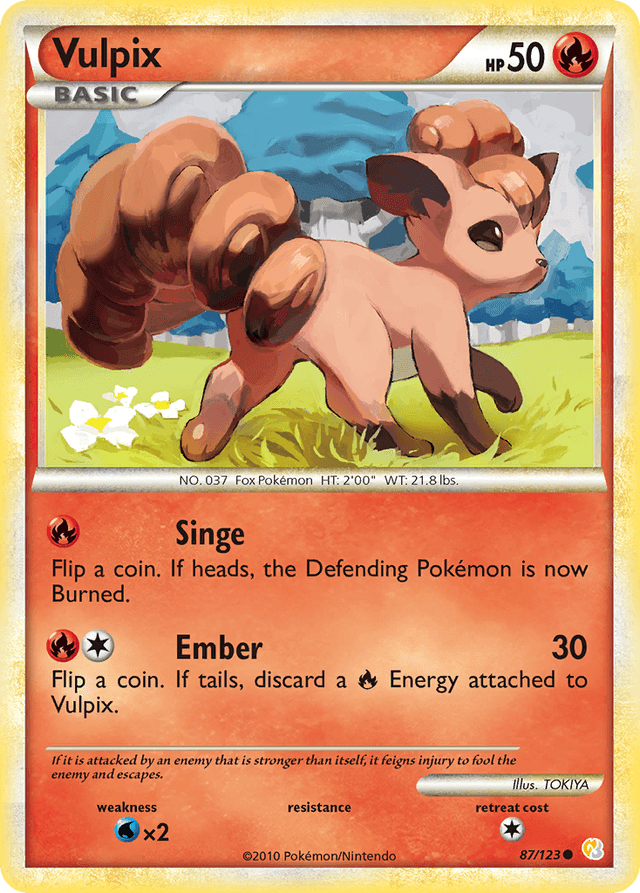Vulpix — HeartGold & SoulSilver #87
