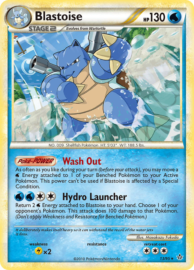 Blastoise — HS—Unleashed #13