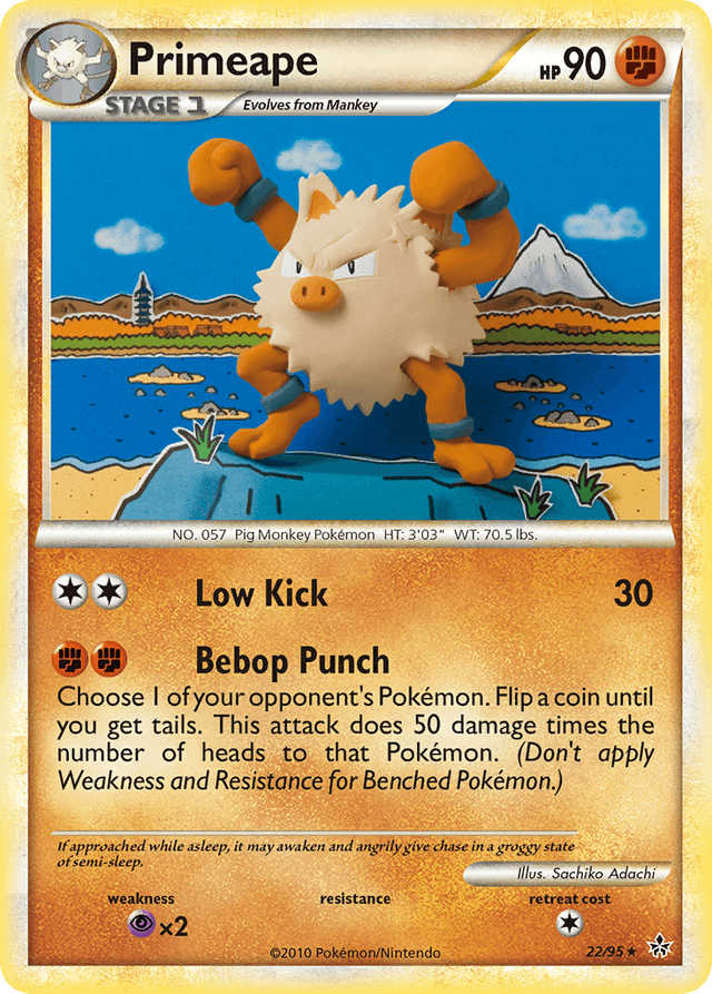 Primeape — HS—Unleashed #22