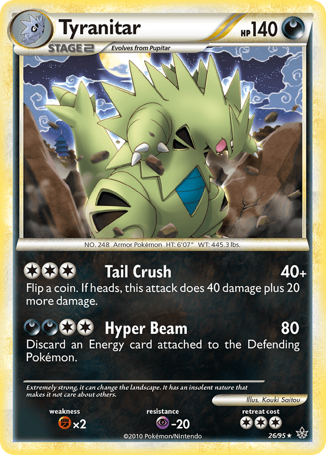Tyranitar — HS—Unleashed #26