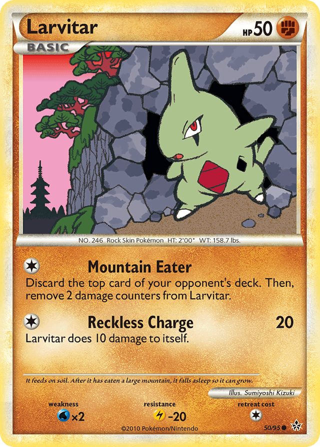 Larvitar — HS—Unleashed #50