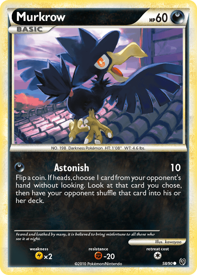 Murkrow — HS—Undaunted #58