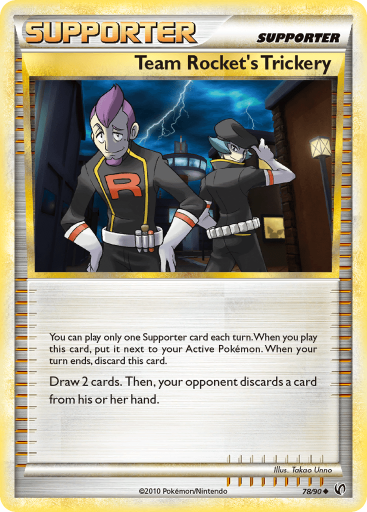 Team Rocket's Trickery — HS—Undaunted #78