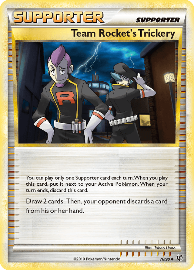 Team Rocket's Trickery — HS—Undaunted #78