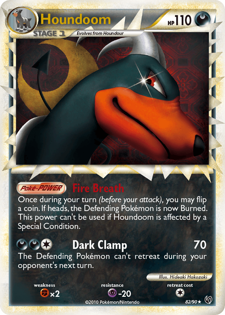 Houndoom — HS—Undaunted #82