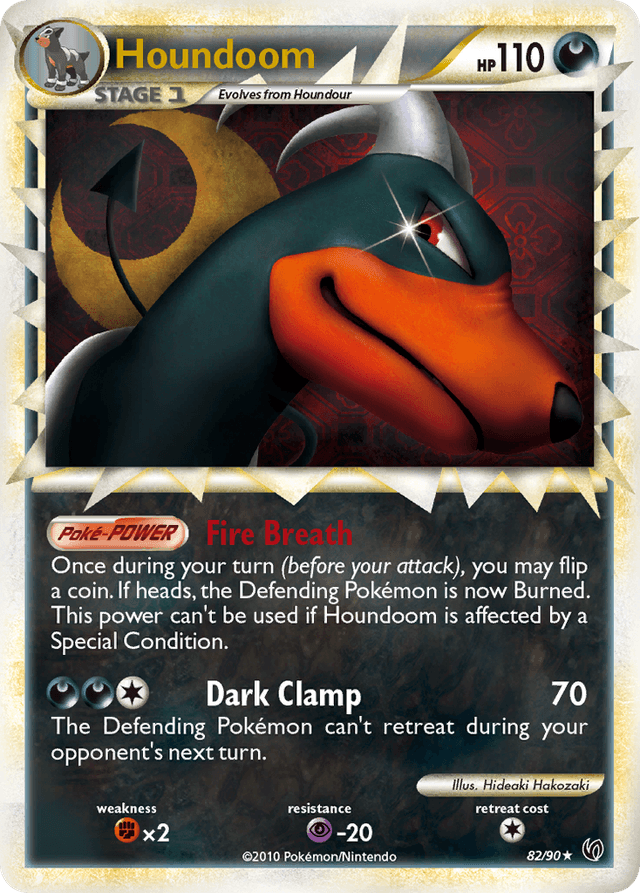 Houndoom — HS—Undaunted #82