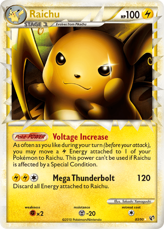 Raichu — HS—Undaunted #83