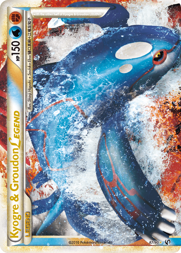 Kyogre & Groudon LEGEND — HS—Undaunted #87
