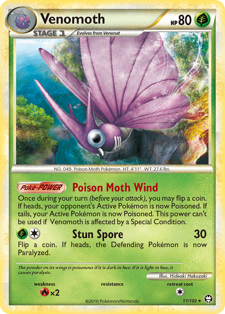 Venomoth — HS—Triumphant #11
