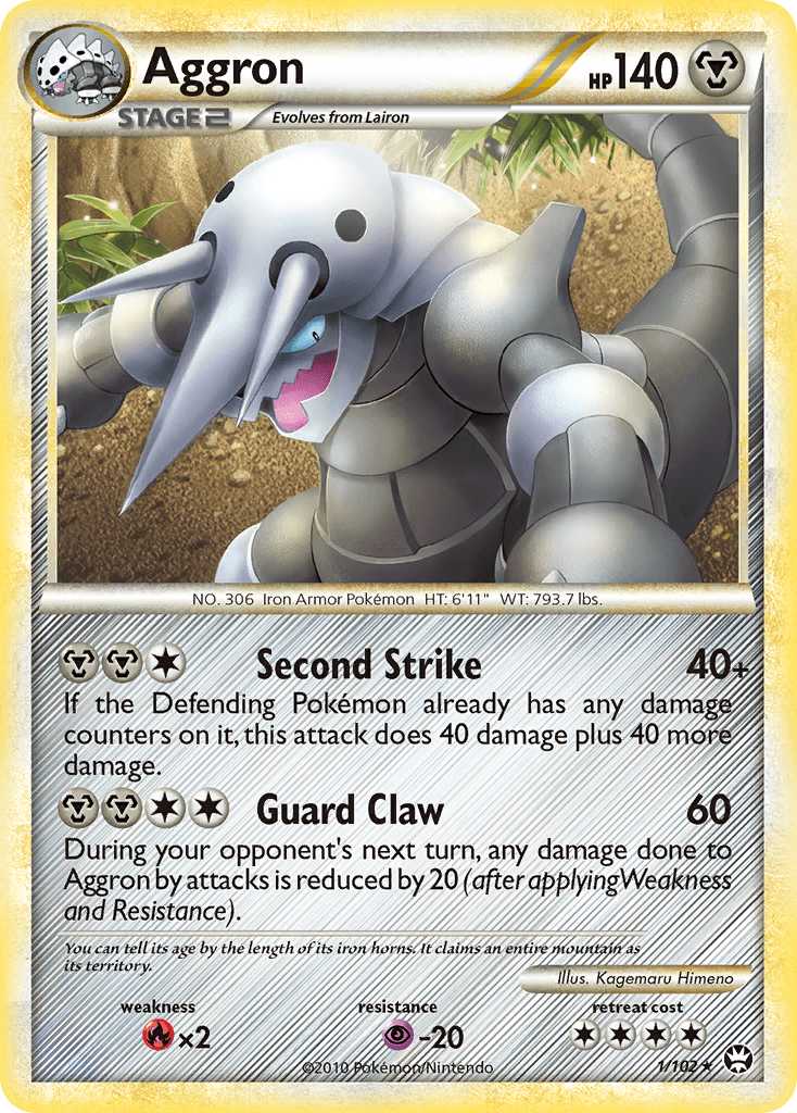 Aggron — HS—Triumphant #1